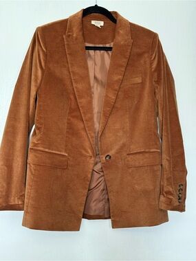a.n.a Women’s Caramel Velvet Blazer